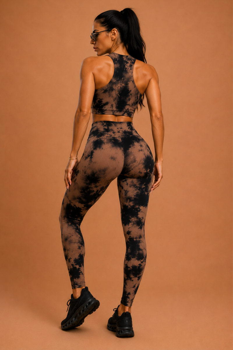 Conjunto legging empina bumbum e Top urban ink