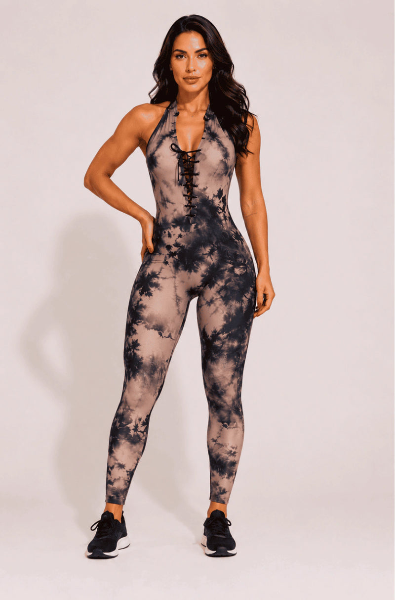 Macacão empina bumbum seamluxe Marrom