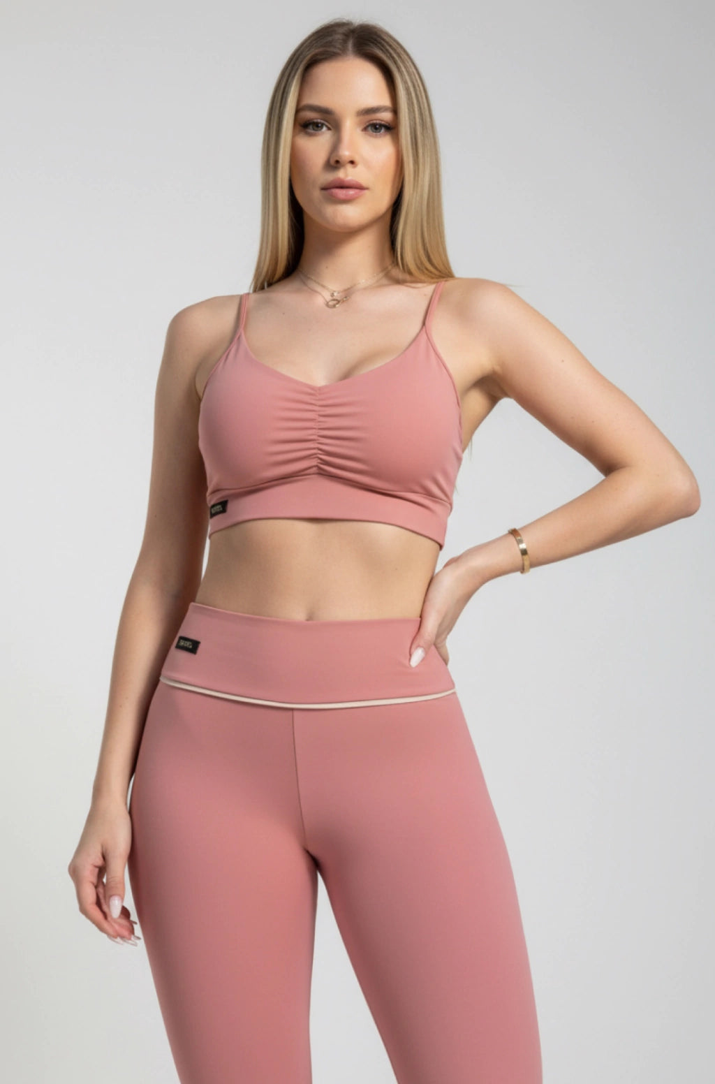 Legging Empina Bumbum Cintura Alta Nude rosé