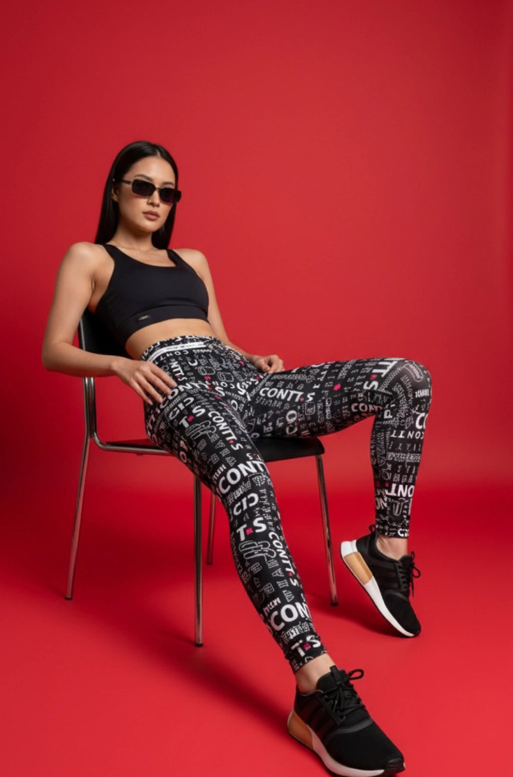Legging Cintura Alta Empina Bumbum CONTT.s Preta