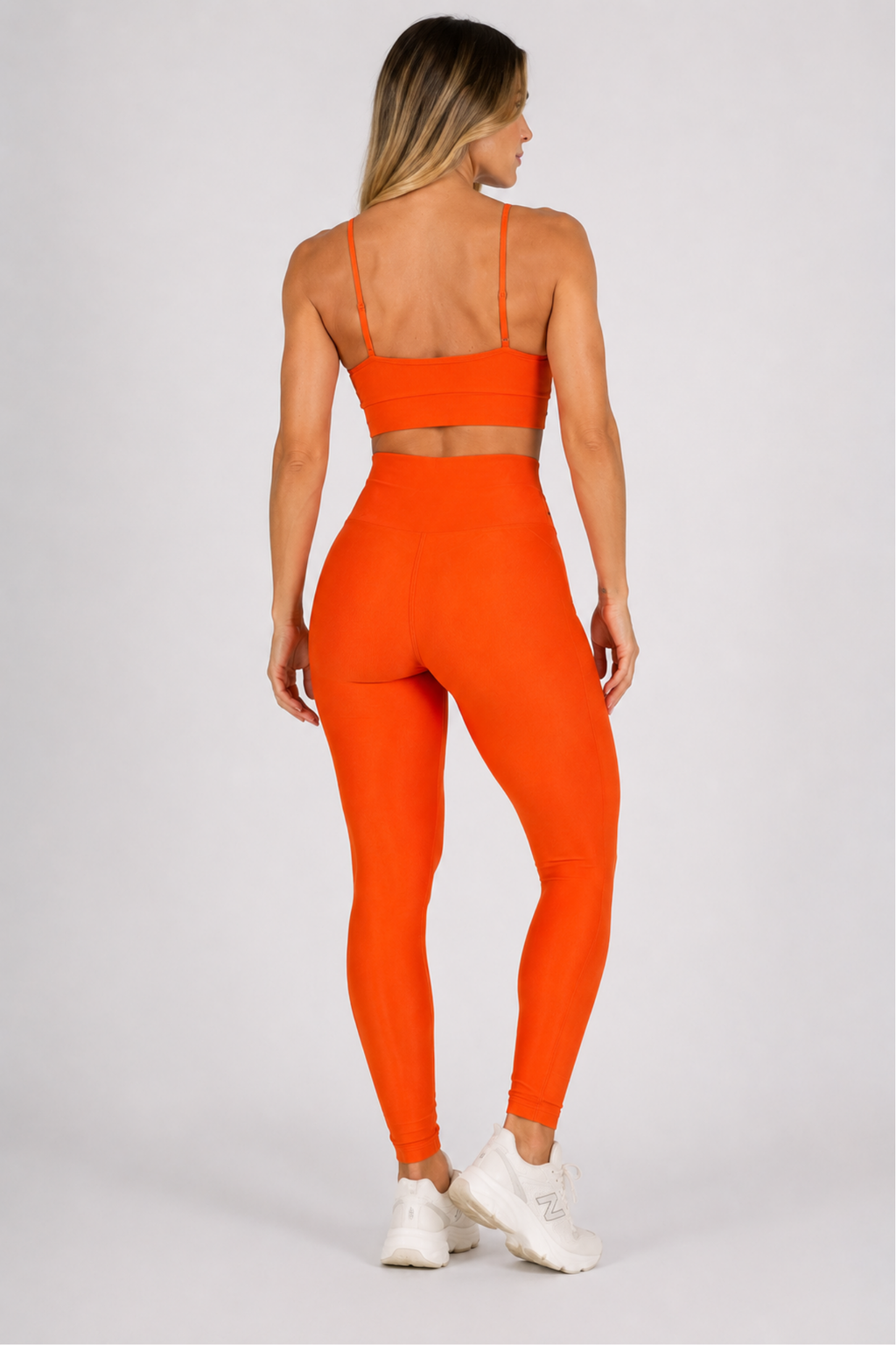 Conjunto Aura Legging + Top Solar Orange
