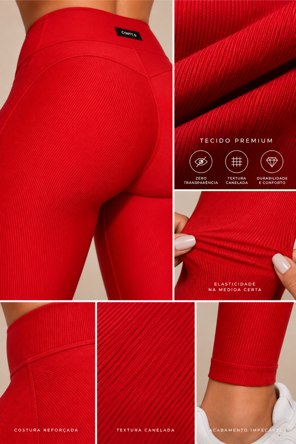 Conjunto Legging Sculpt + Top Vulcano