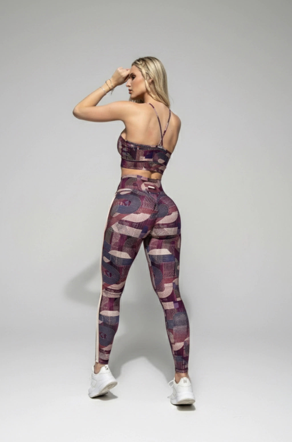 Legging Cintura Alta Empina Bumbum Nakay Rosa