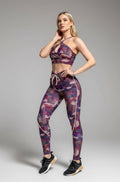 Legging cintura alta empina bumbum nakay rosa