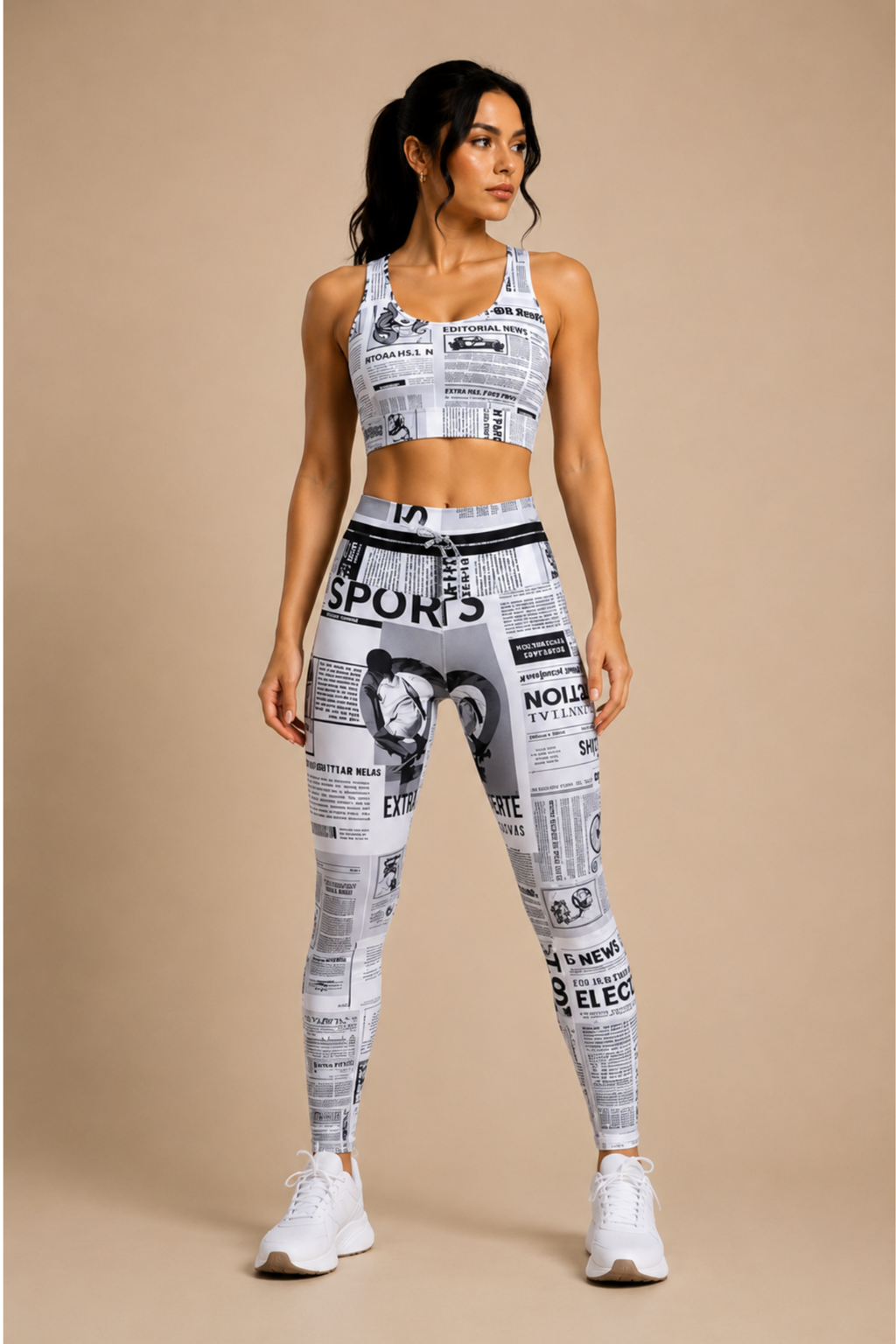 Legging empina bumbum newspaper exclusiva