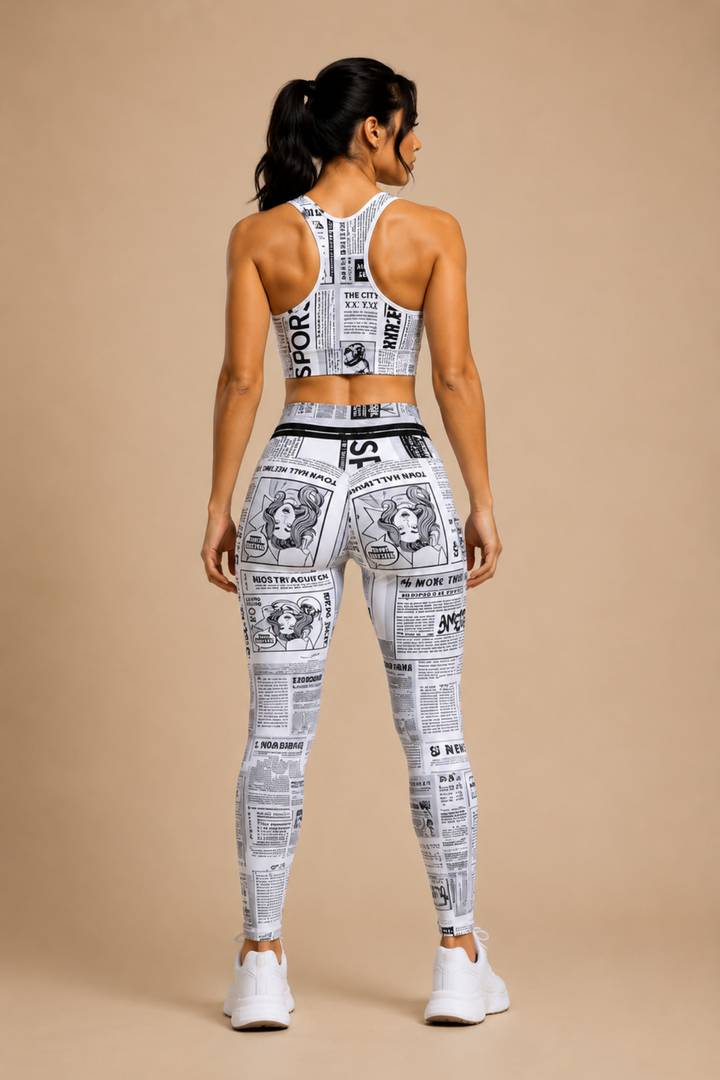Legging empina bumbum newspaper exclusiva